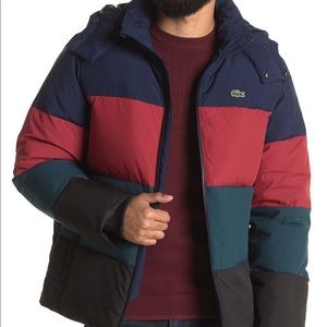 LACOSTE Quilted Puffer Jacket